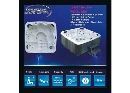 Гидромассажный спа-бассейн Joy Spa JY 8017 Гидромассажный спа-бассейн Joy Spa JY 8017