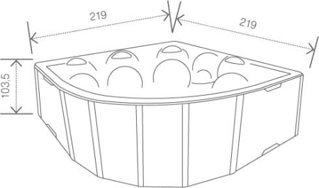 Гидромассажный спа бассейн Vibes Trusto by USSPA Гидромассажный спа бассейн Vibes Trusto by USSPA
